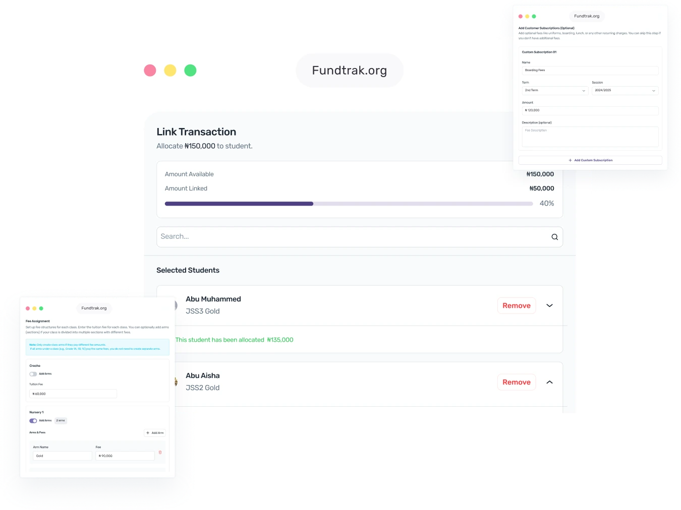 Fundtrak Automated Fee Tracking Dashboard