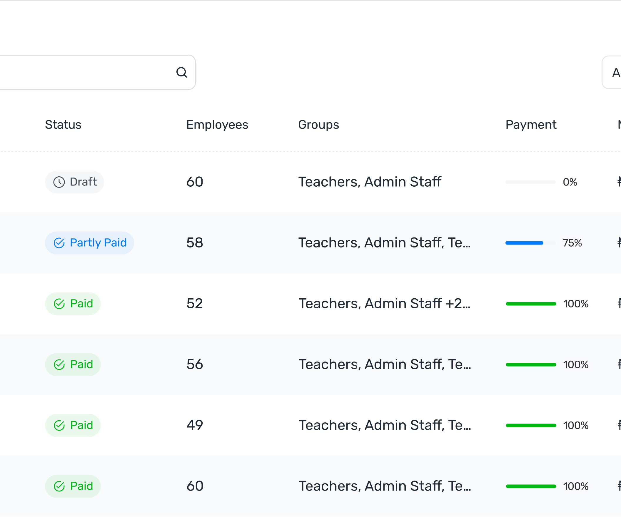 FundTrak auto-repayment flow showing fee collection and automatic loan deduction