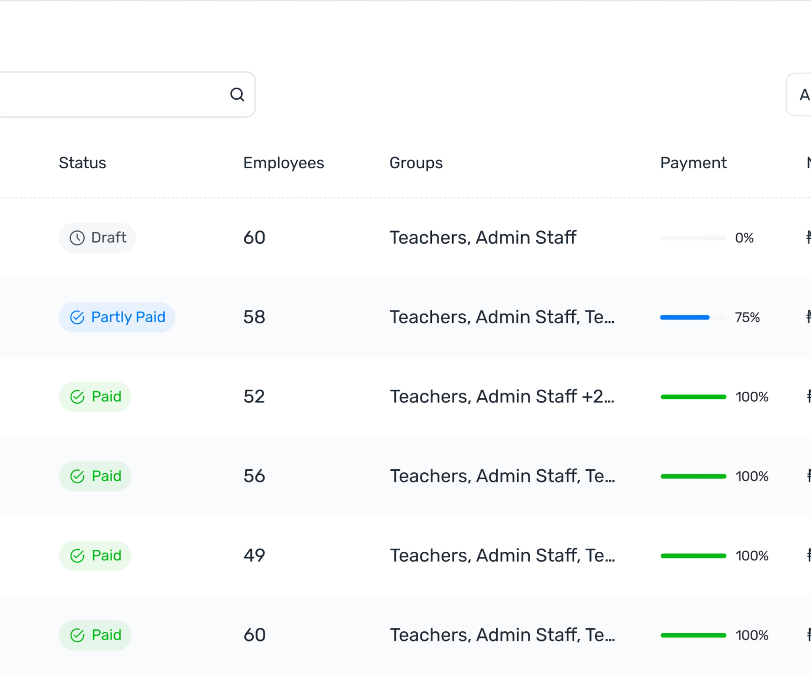 FundTrak auto-repayment flow showing fee collection and automatic loan deduction
