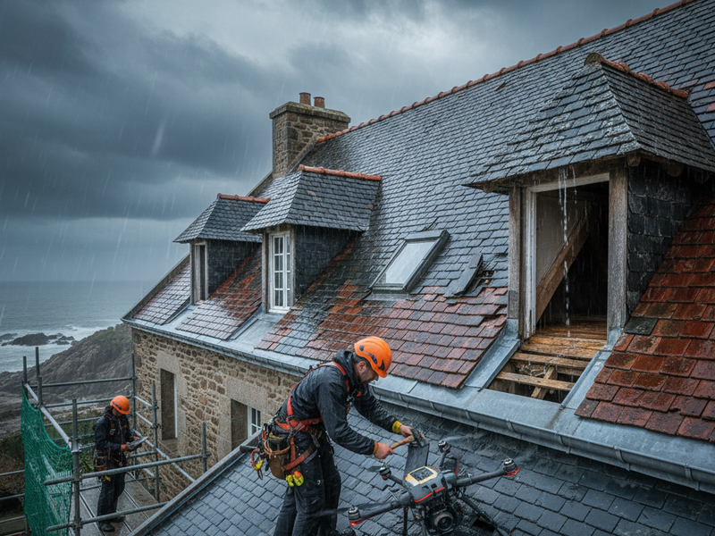 Réparation toiture urgente à Brest en 2026 : Protégez votre habitation dès maintenant
