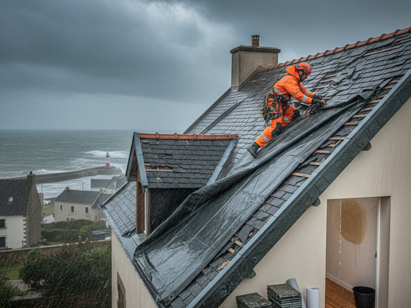 Réparation toiture urgente à Brest : guide 2025 pour une intervention rapide