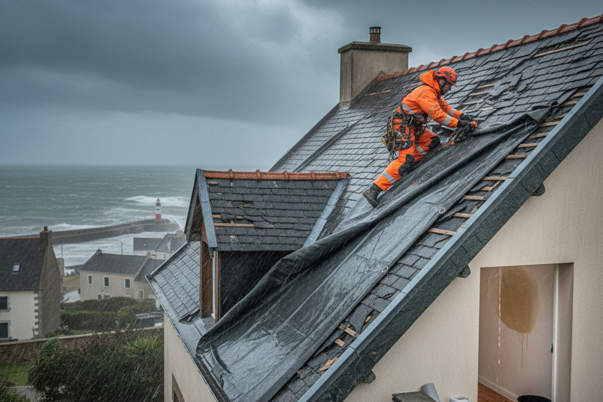 Réparation toiture urgente à Brest : guide 2025 pour une intervention rapide