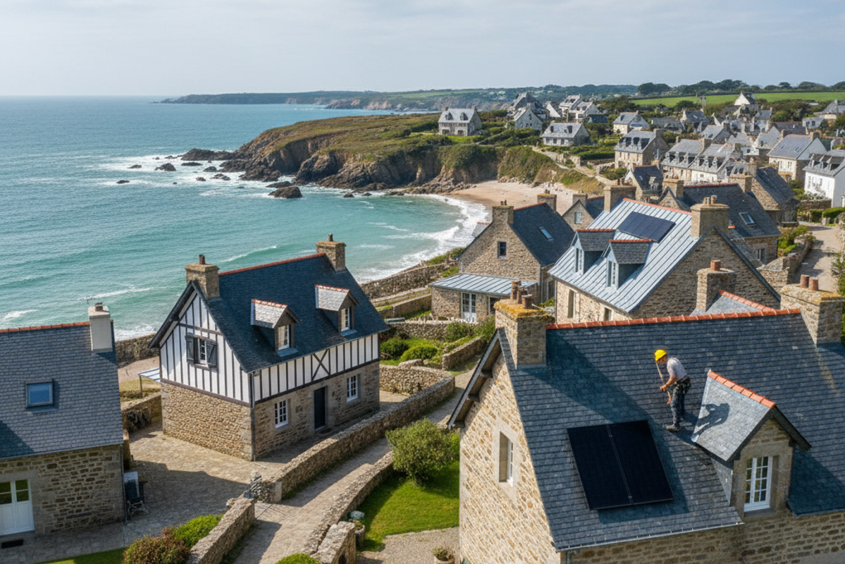 Entreprise de couverture à Crozon en 2025 : Toitures durables et esthétiques