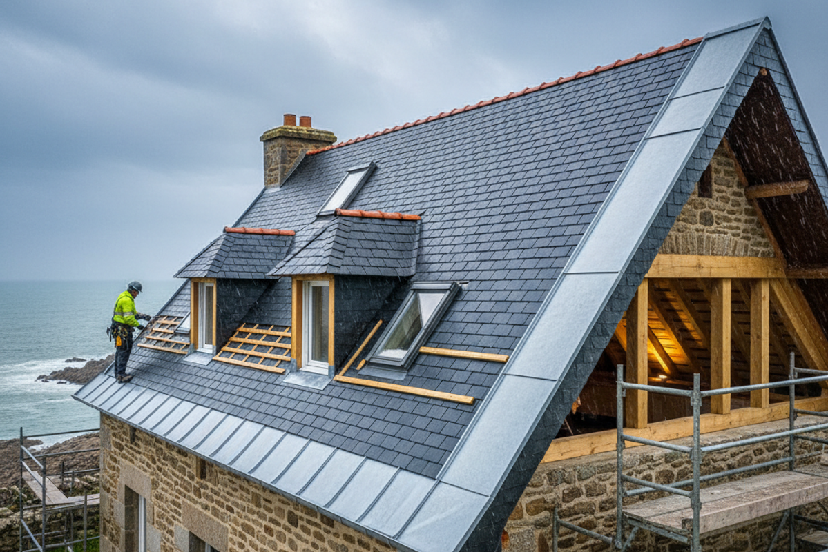 Rénovation toiture à Brest en 2026 : votre guide complet et sans prise de tête