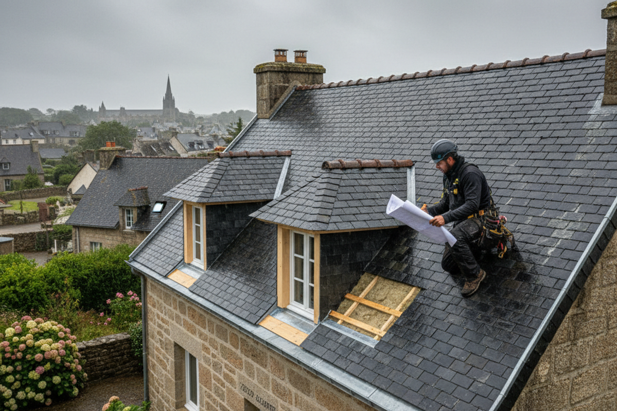 Rénovation toiture Quimper 2025 : guide complet et tendances