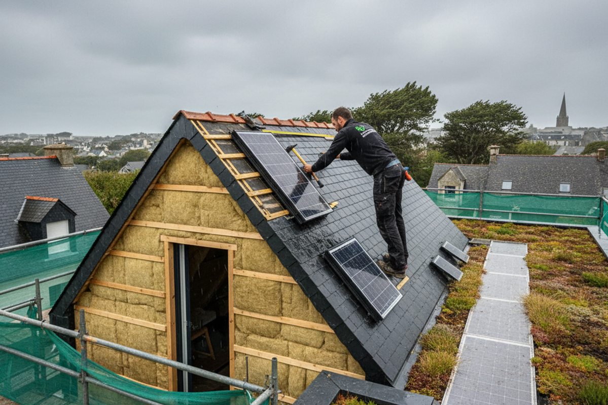Rénovation toiture Brest 2026 : tendances, matériaux et conseils durables