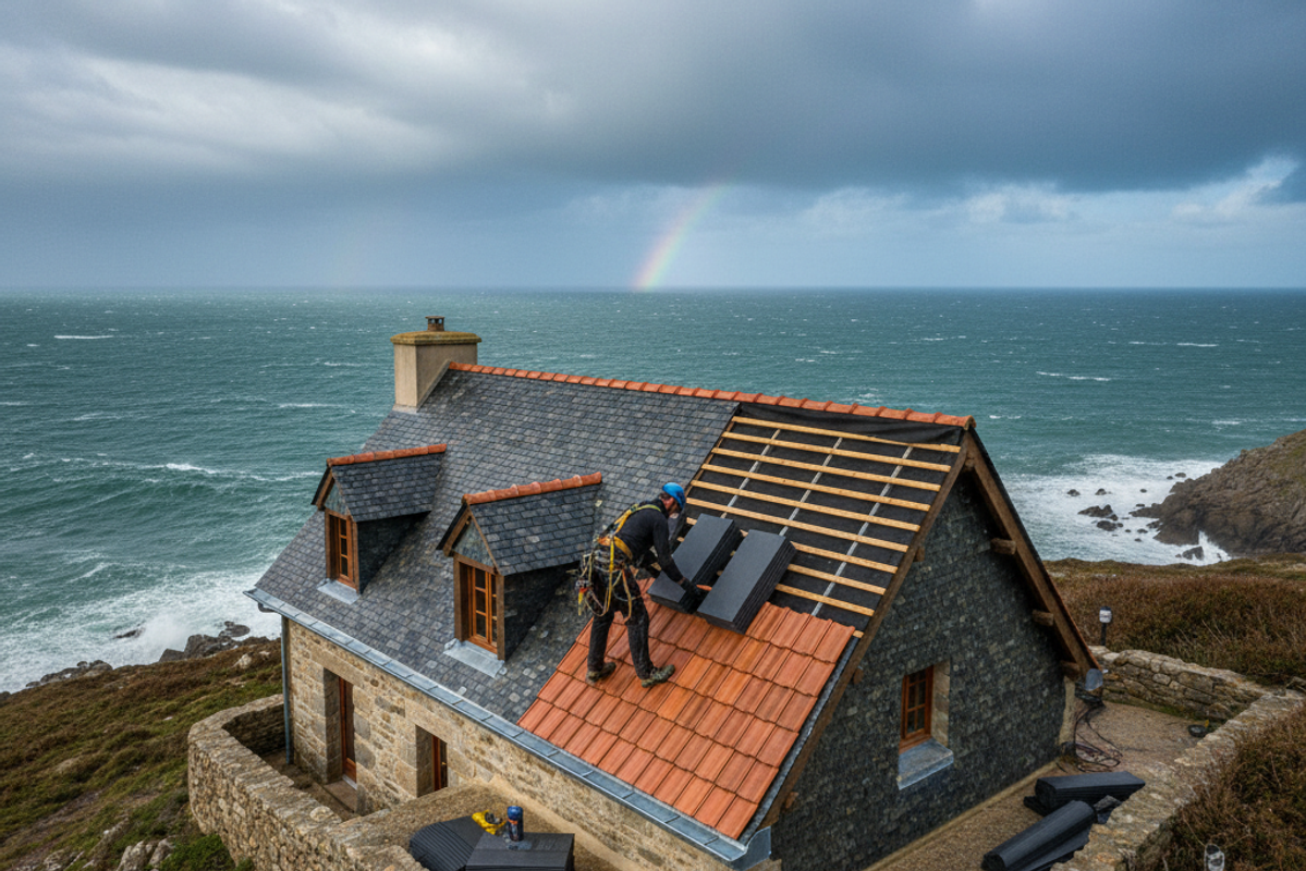 Entreprise de couverture à Crozon en 2025 : Guide complet pour votre toiture