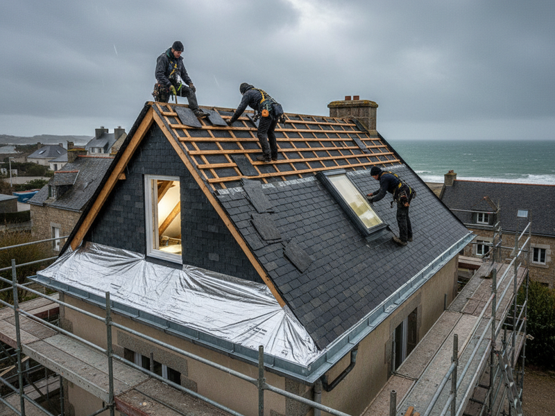 Rénovation toiture à Brest : Guide complet 2025