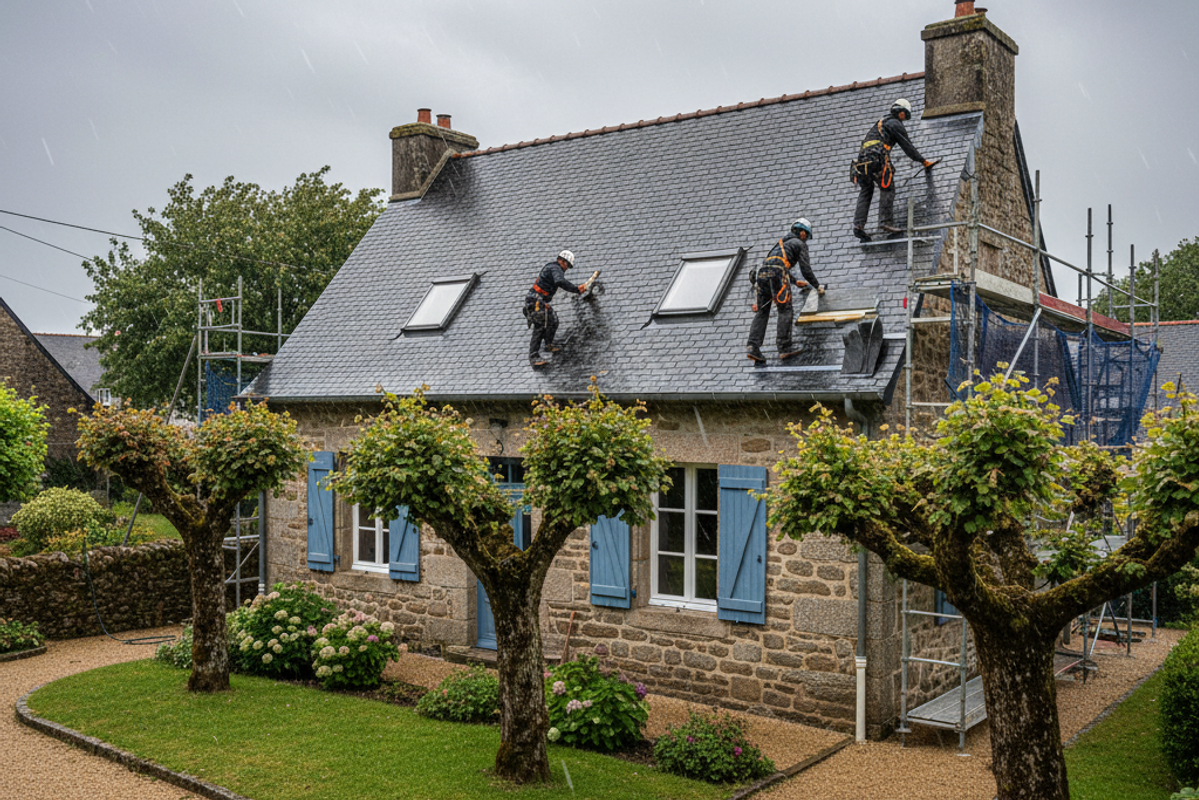 Entreprise de couverture à Quimper en 2026 : Guide complet pour votre toiture