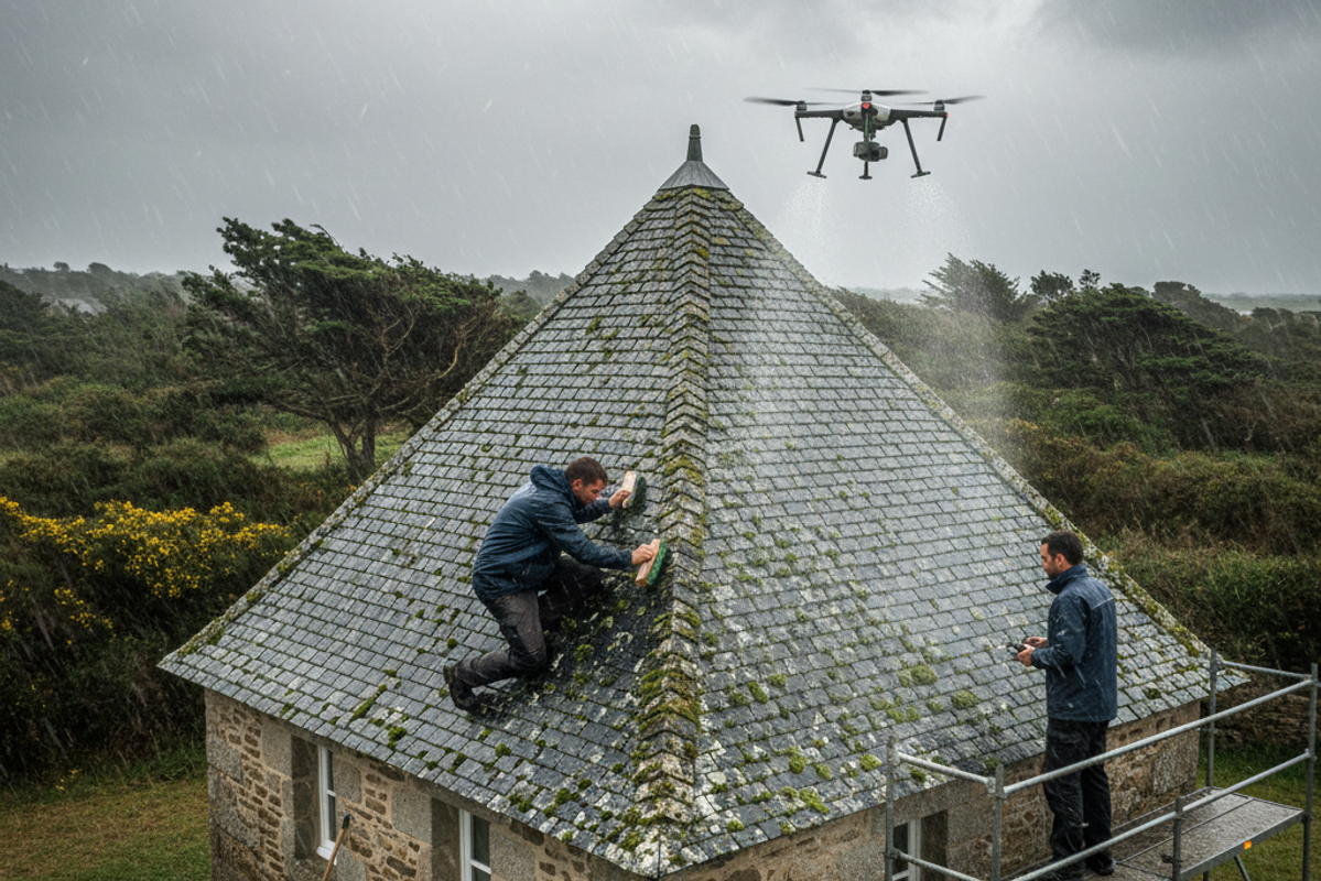 Démoussage de toiture en Bretagne : Tendances et bonnes pratiques 2025