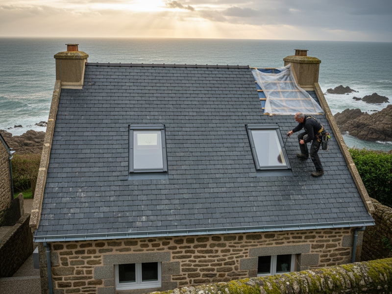 Rénovation toiture à Brest en 2025 : redonnez vie à vos ardoises
