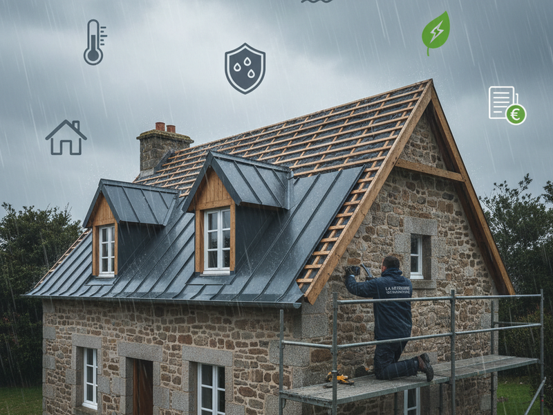 Isolation toiture par l’extérieur Sarking à Brest : Confort optimal en 2025