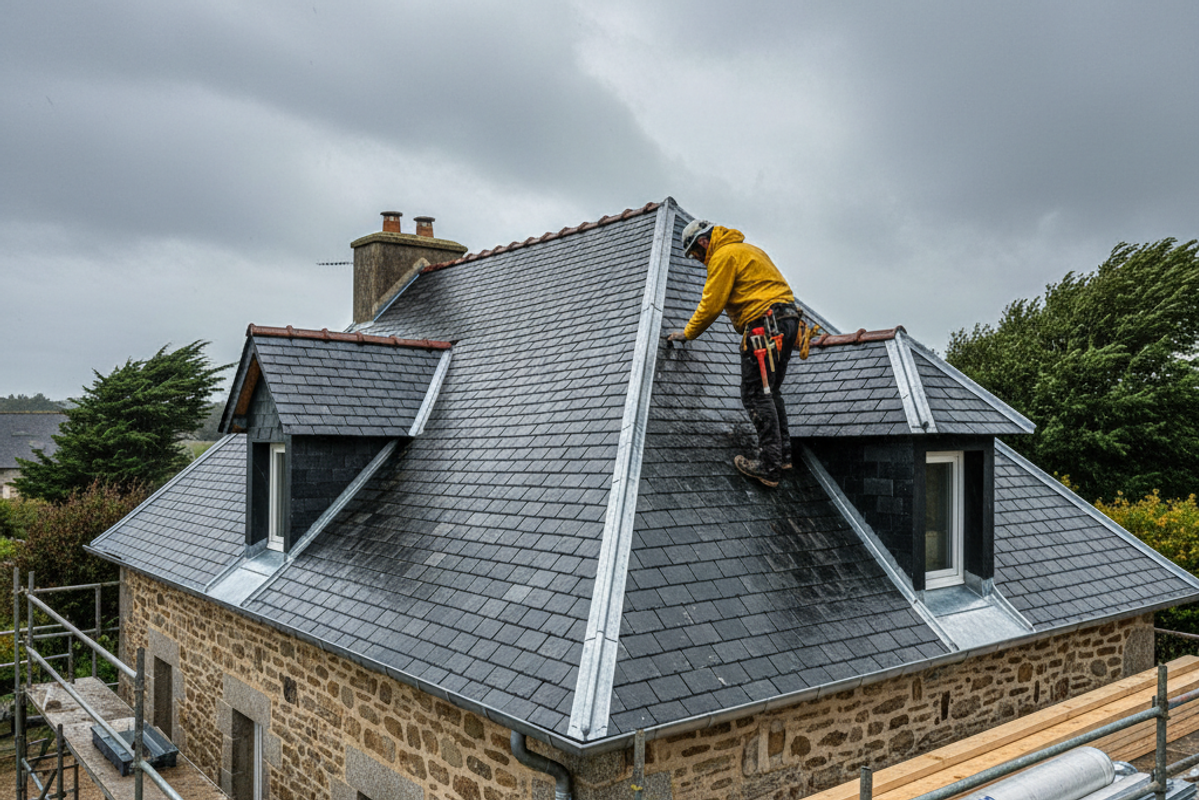 Rénovation de toiture à Brest en 2026 : allier pluie et performance