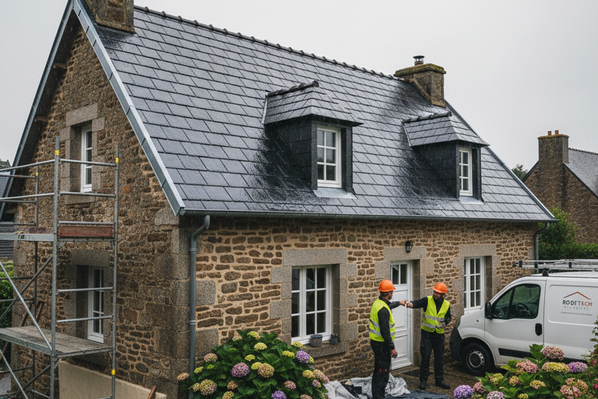 Rénovation de toiture à Quimper en 2026 : Offrez un coup de neuf à votre toit