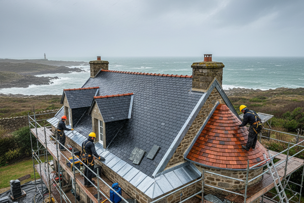 Rénovation toiture Brest 2025 : Guide complet pour protéger votre maison