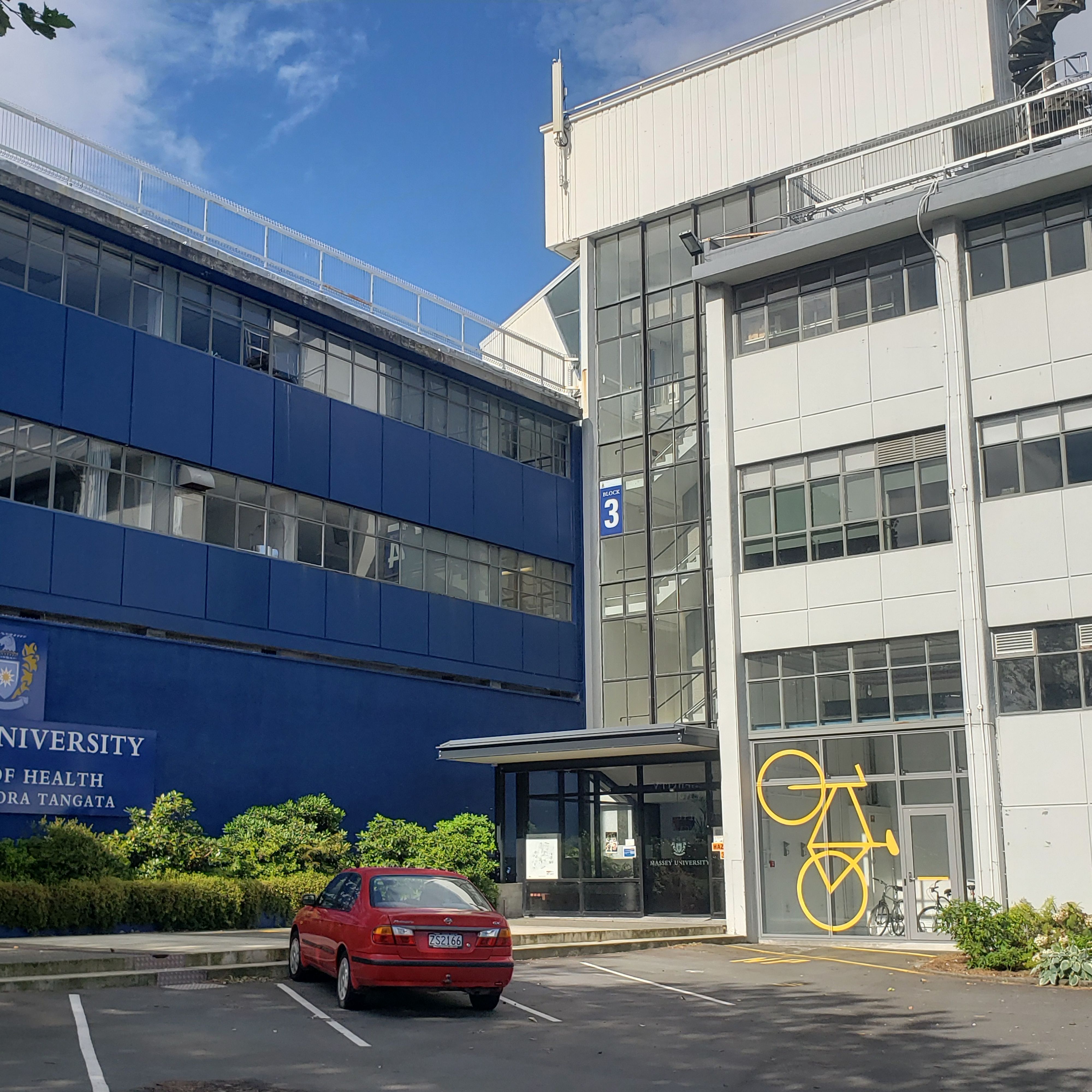 Block 3 Entrance at Massey University Wellington