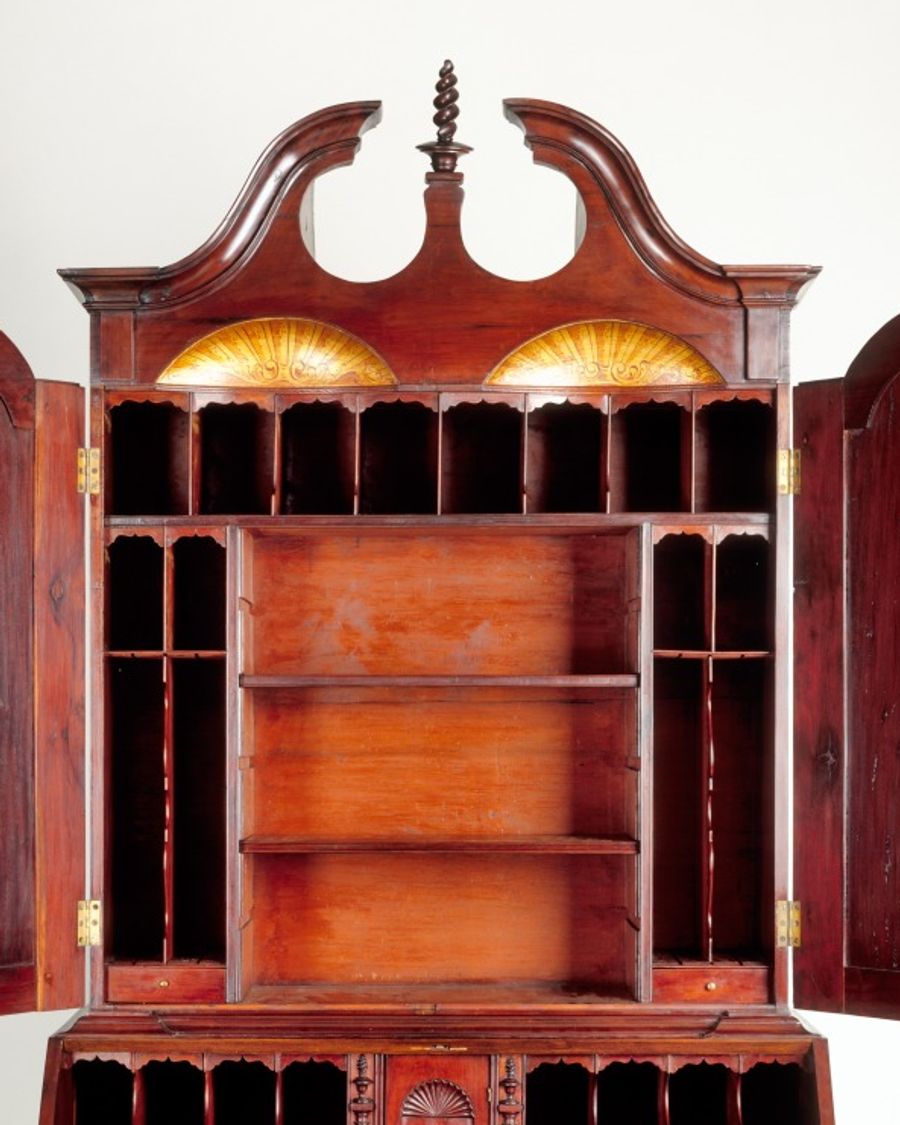 Bureau en acajou et pin, Louis XVI