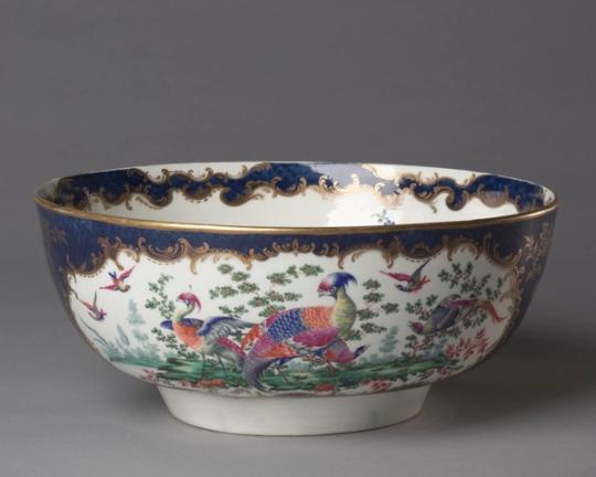 Cadre en porcelaine, XVIIIe siècle