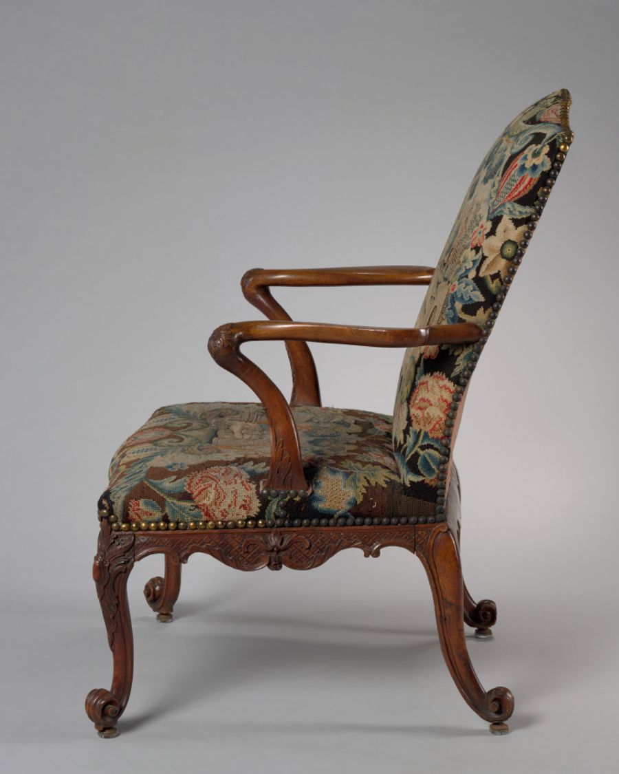 Fauteuil en acajou, XVIIIe siècle