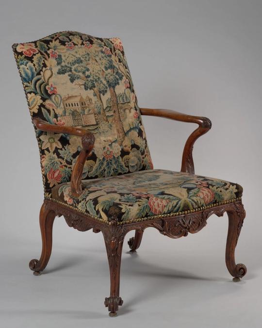 Fauteuil en acajou, XVIIIe siècle