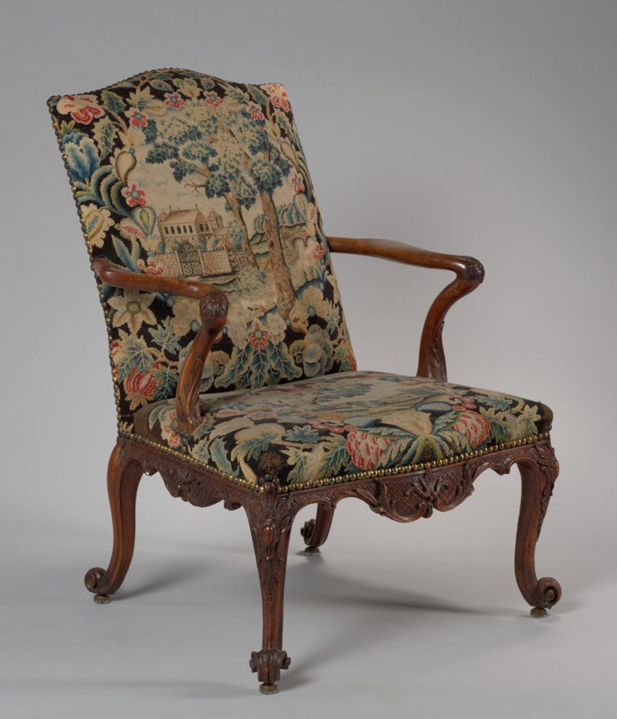 Fauteuil en acajou, XVIIIe siècle