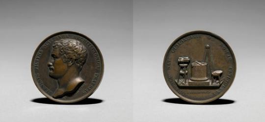 Tabouret en bronze, Louis-Philippe
