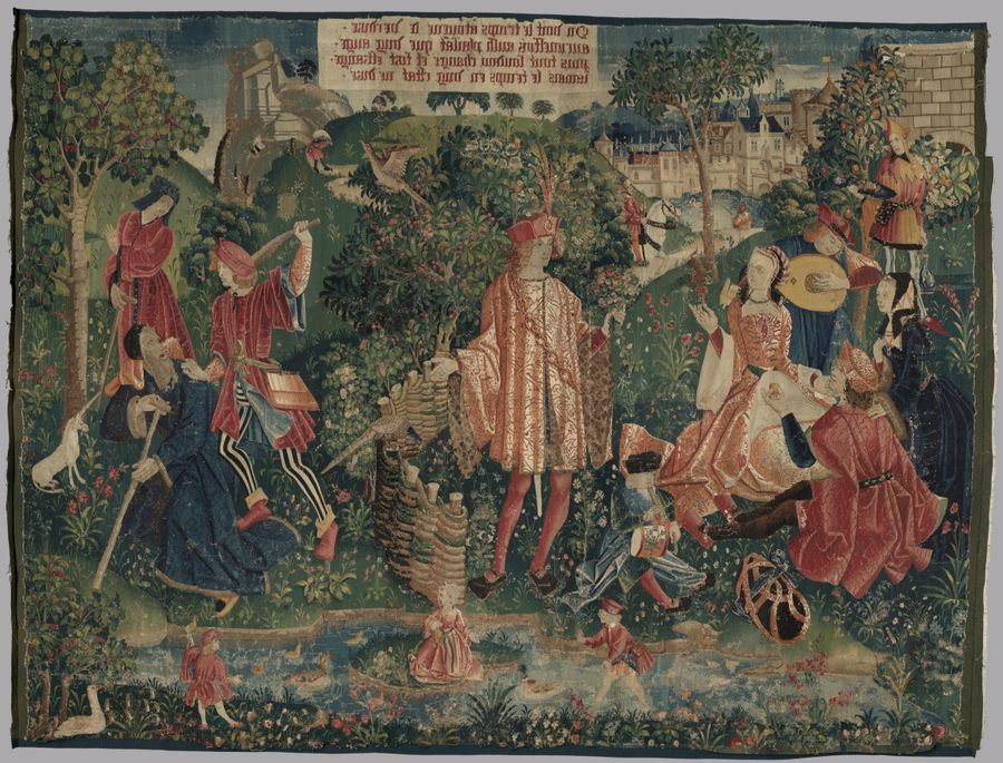 Tapisserie en soie et laine, Renaissance