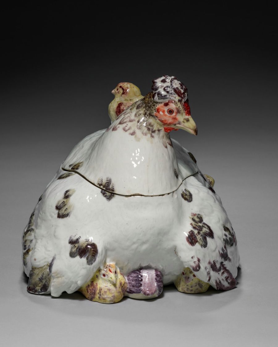Table en porcelaine, XVIIIe siècle