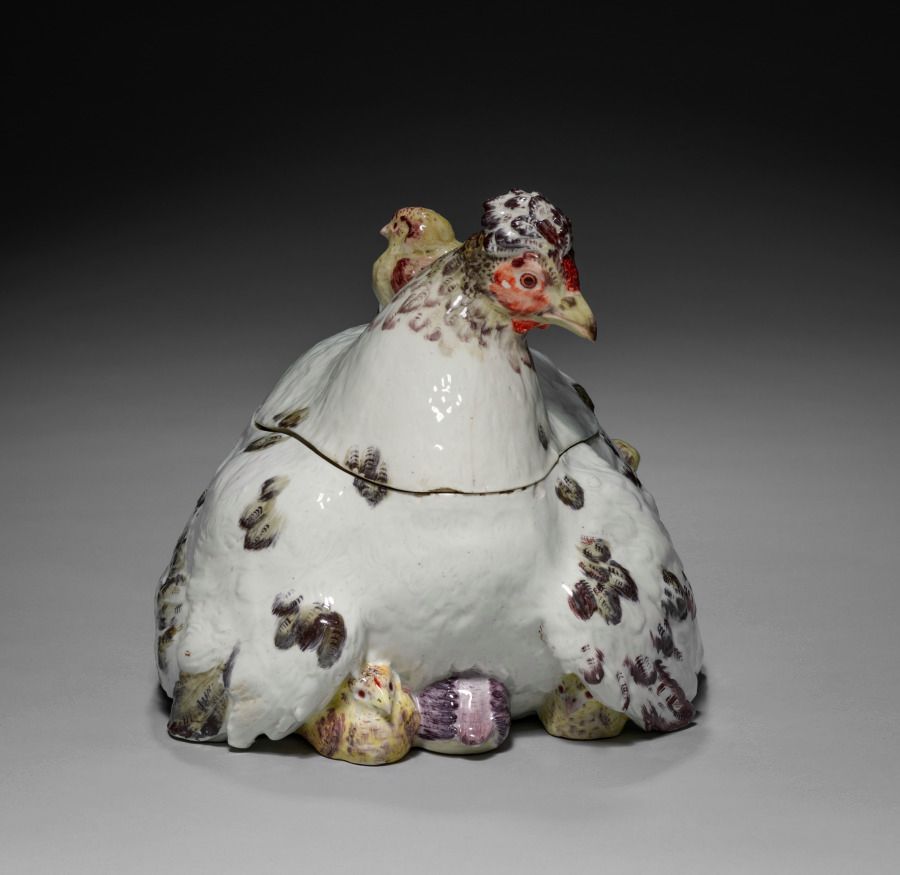 Table en porcelaine, XVIIIe siècle