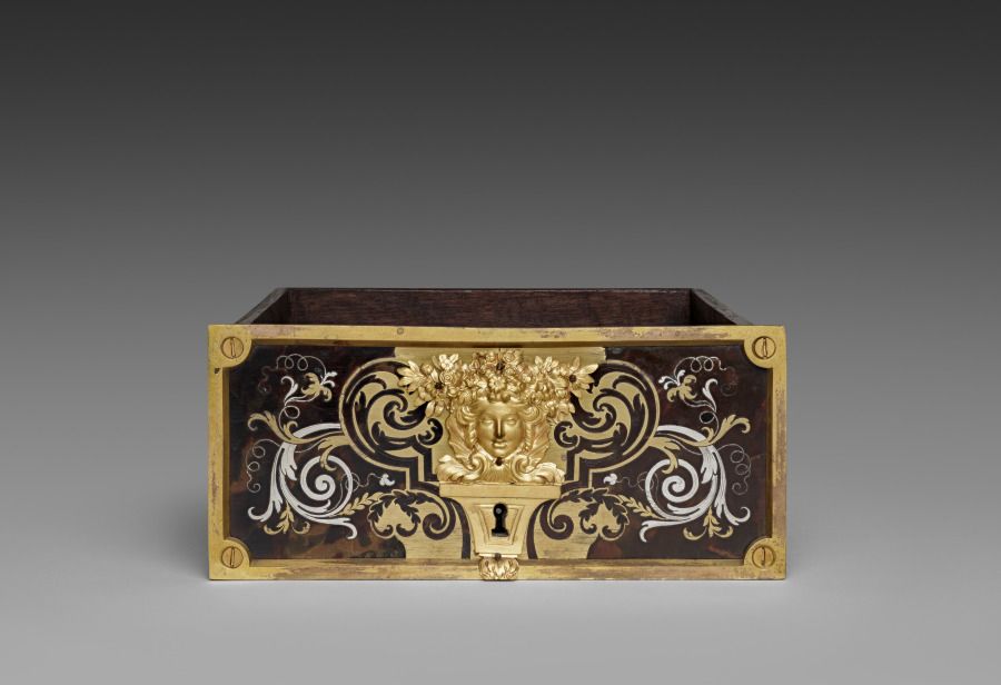 Cabinet en ébène et placage, Louis XIV