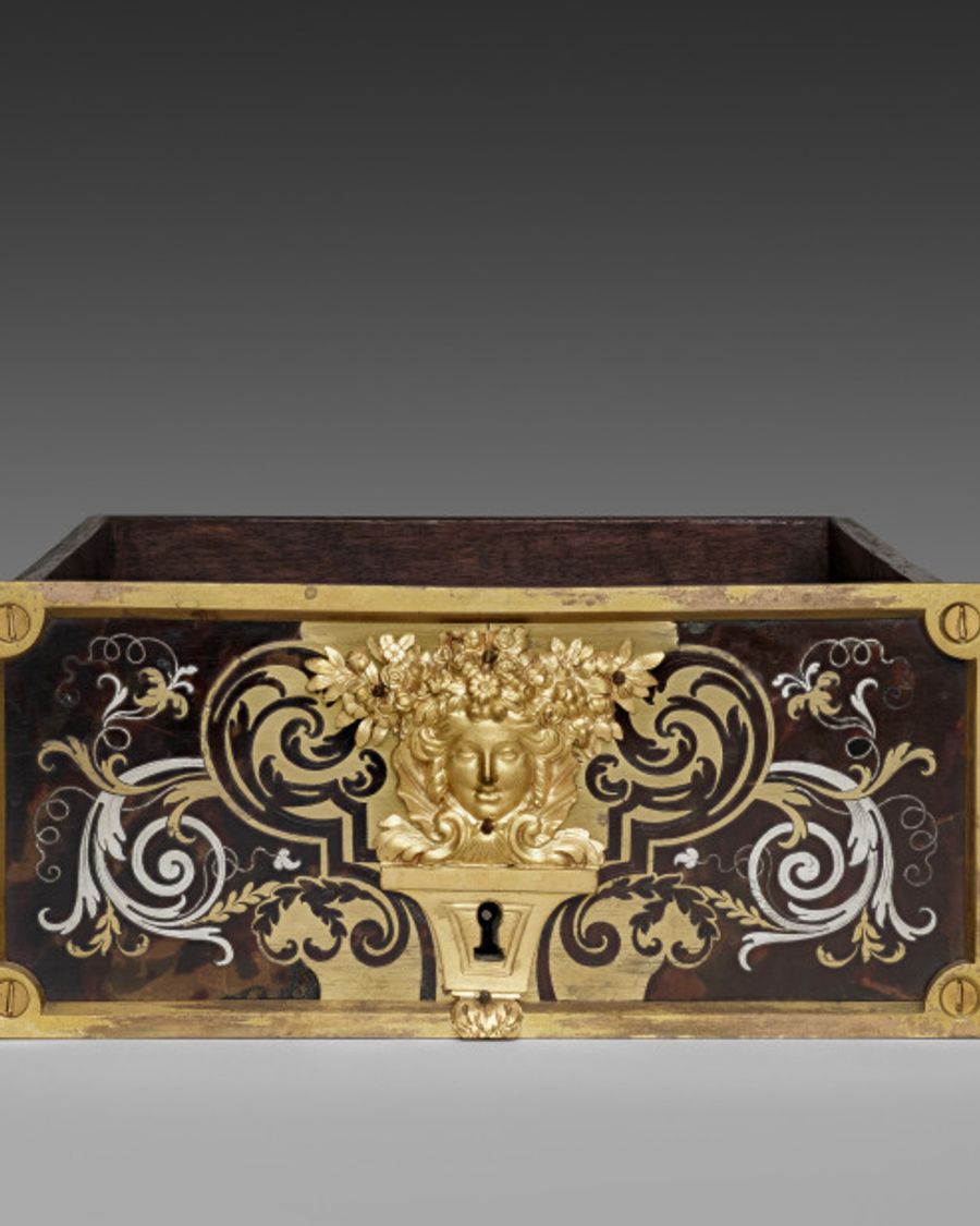 Cabinet en ébène et placage, Louis XIV