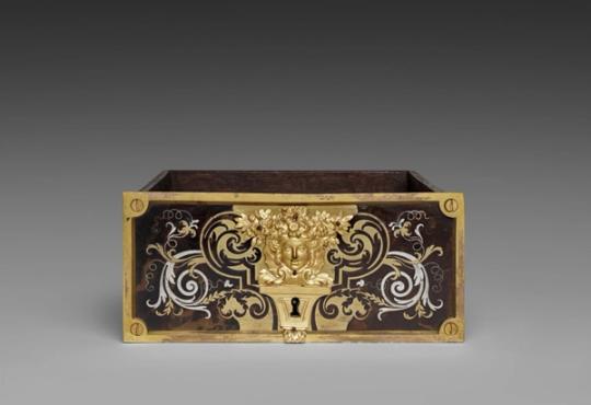 Cabinet en ébène et placage, Louis XIV