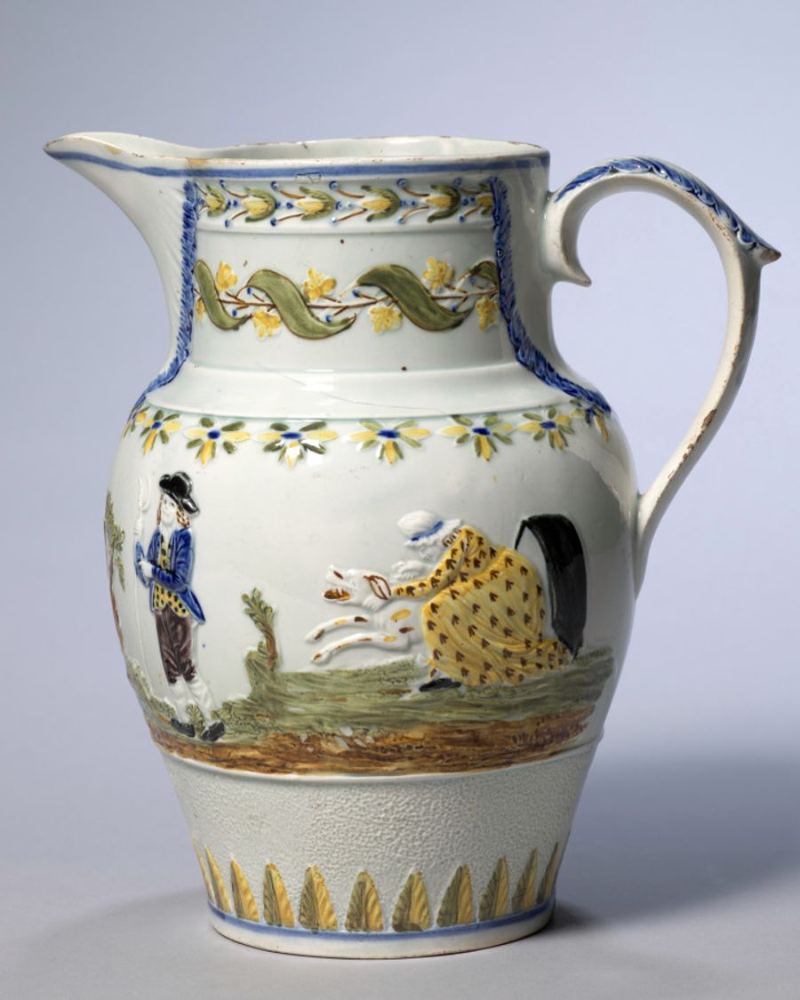 Pichet en faïence, XIXe siècle