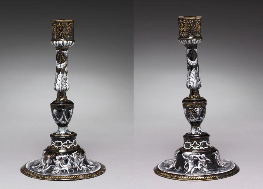 Bougeoir en cuivre, Renaissance