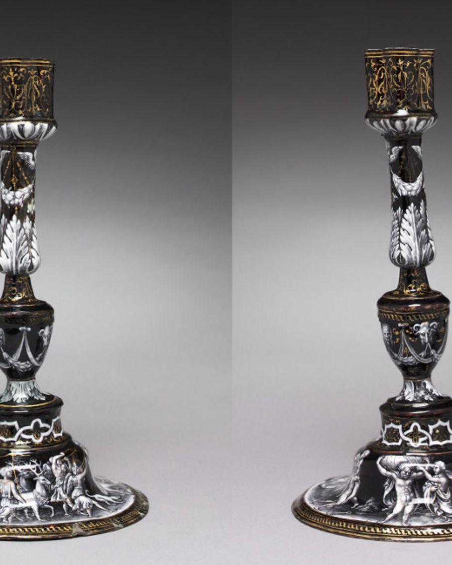 Bougeoir en cuivre, Renaissance