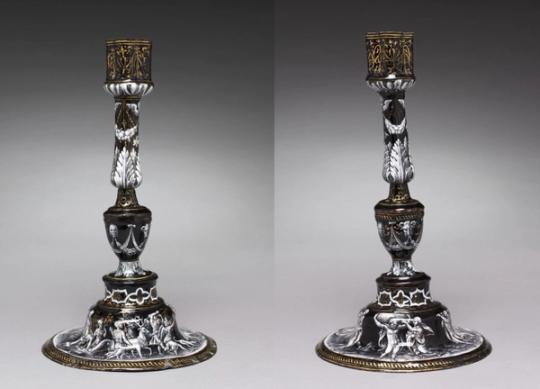 Bougeoir en cuivre, Renaissance
