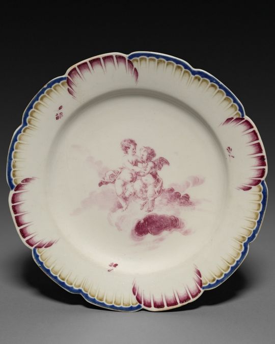 Assiette en porcelaine, Louis XVI
