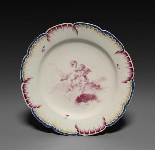 Assiette en porcelaine, Louis XVI