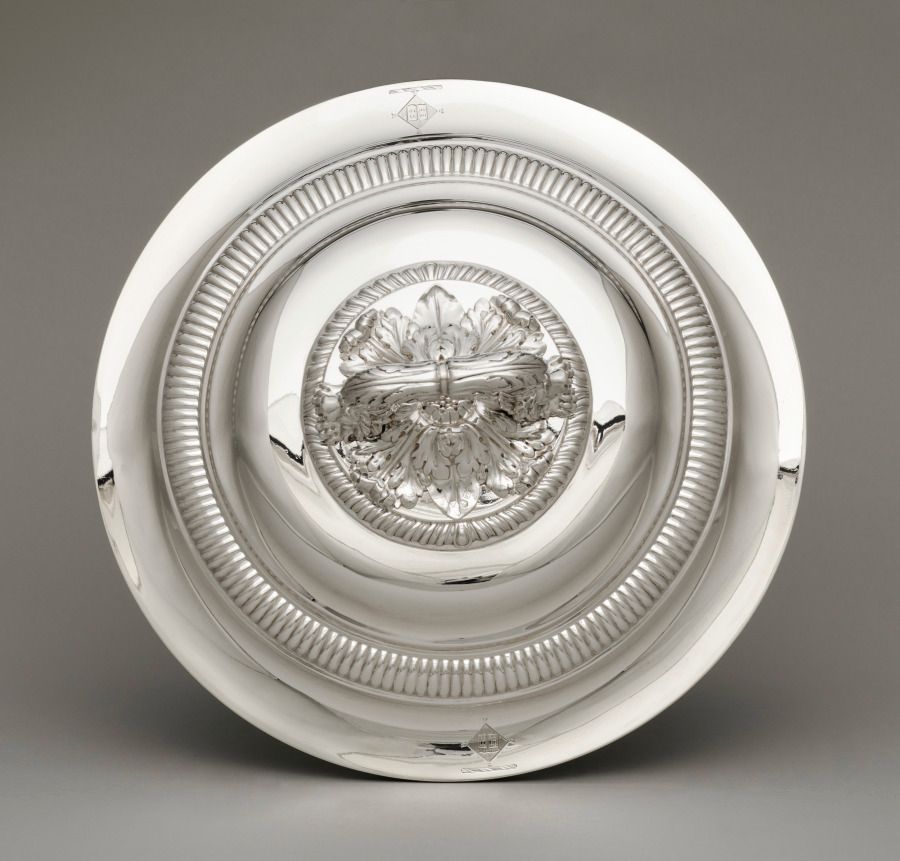 Soupière en argent, XIXe siècle
