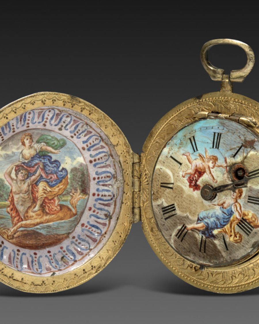 Montre en argent et laiton, Consulat