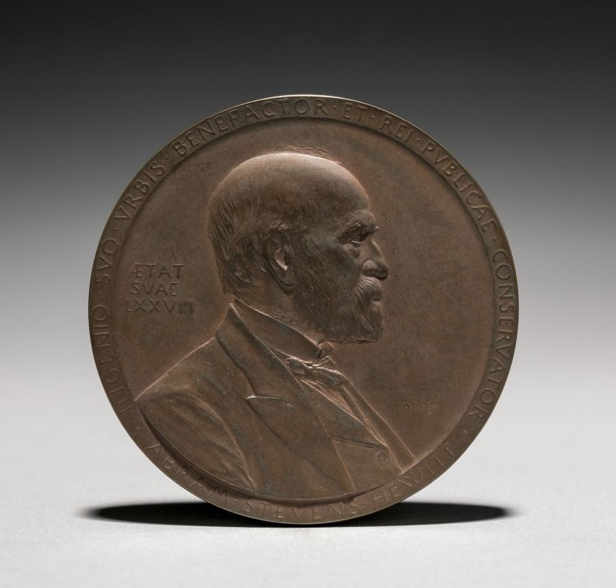 Buste en bronze, Art nouveau