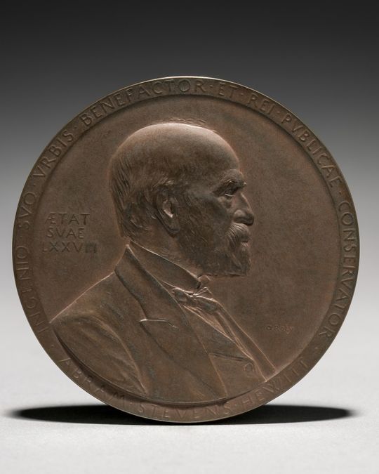 Buste en bronze, Art nouveau