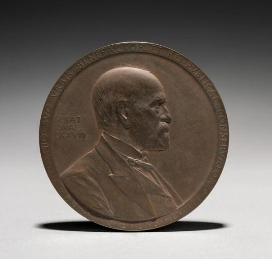 Buste en bronze, Art nouveau