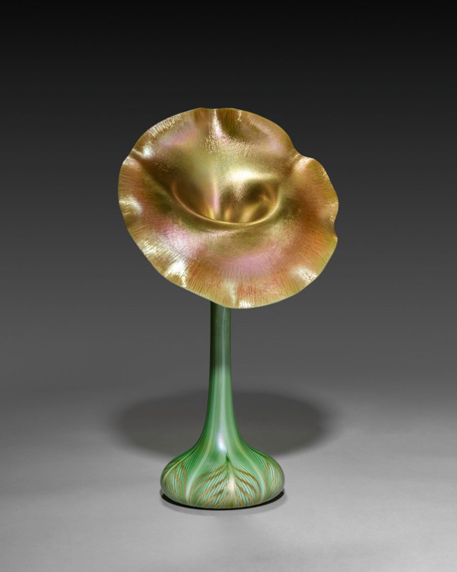 Vase en verre, XXe siècle