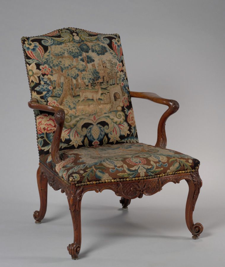 Fauteuil en acajou, XVIIIe siècle