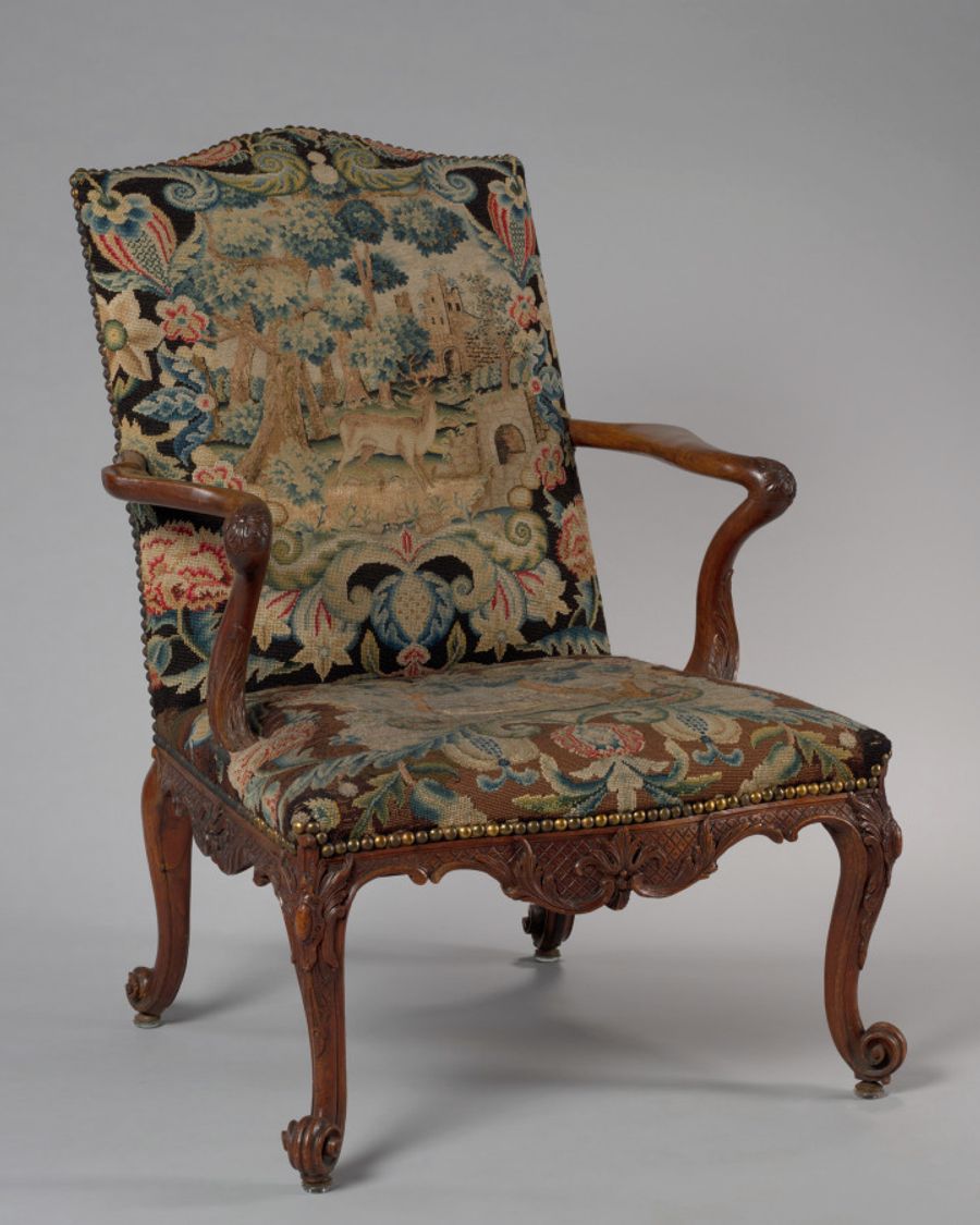 Fauteuil en acajou, XVIIIe siècle