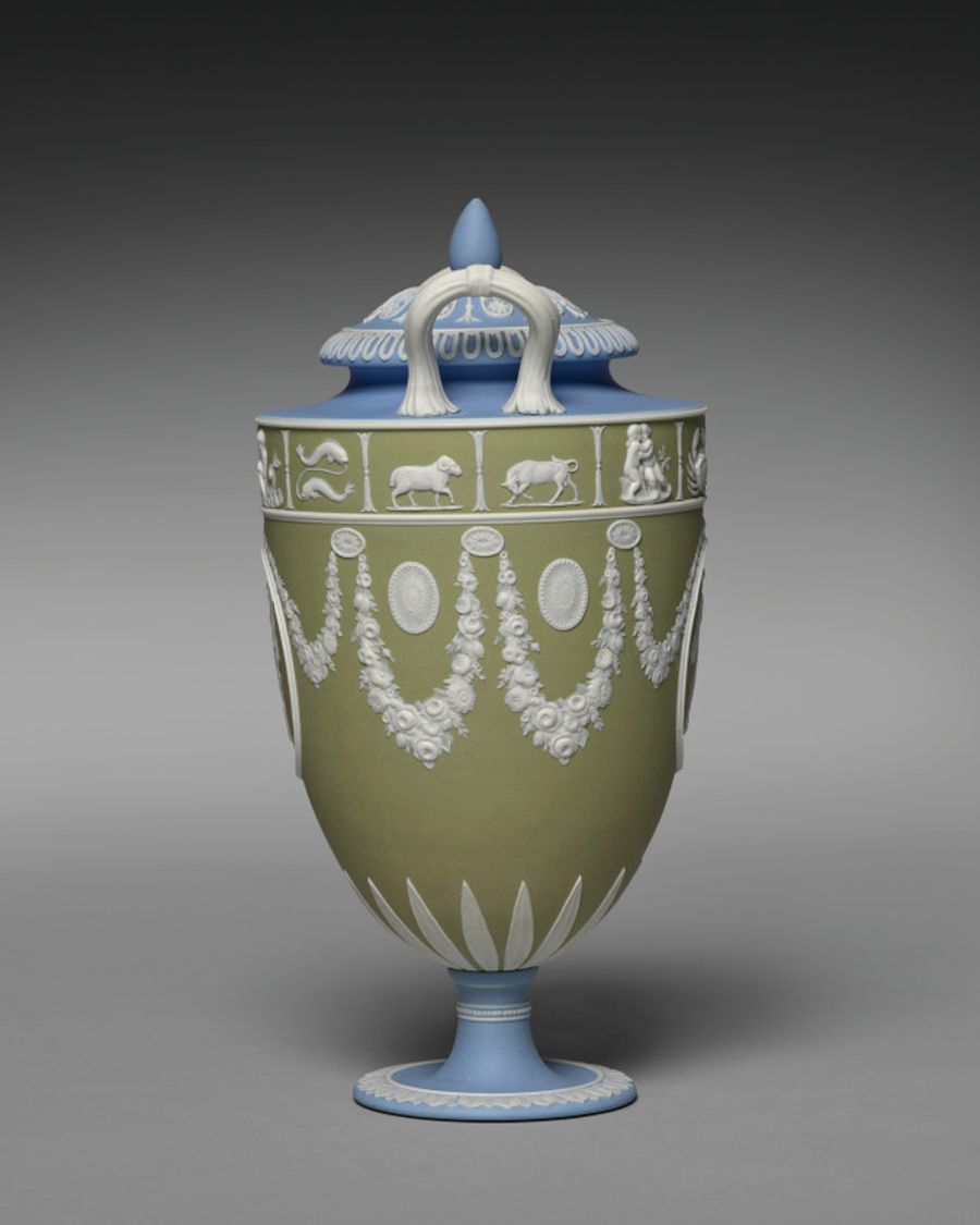 Vase en porcelaine, XIXe siècle