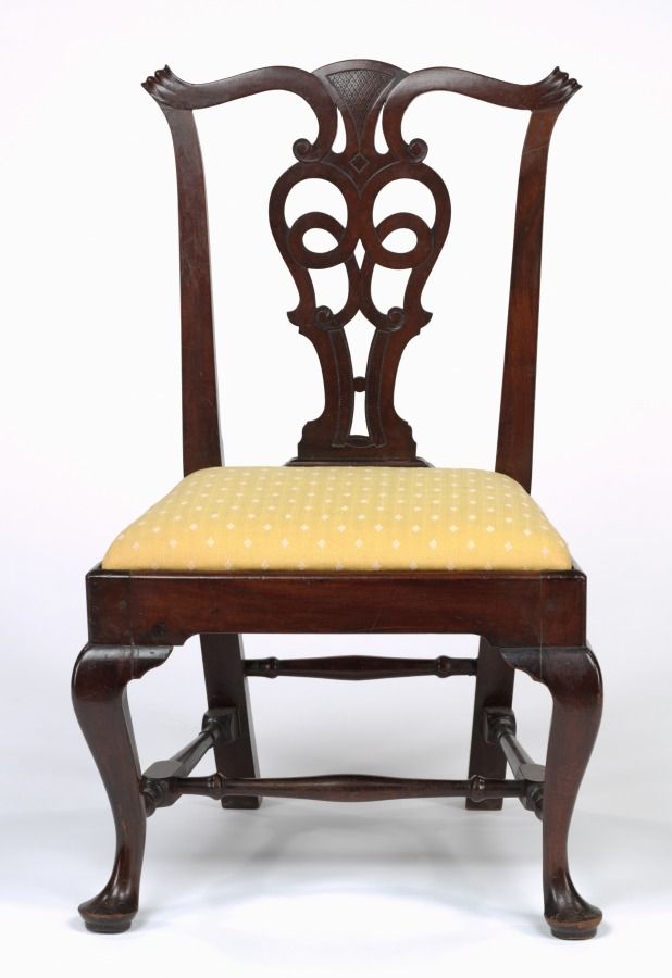 Chaise en acajou, Louis XVI