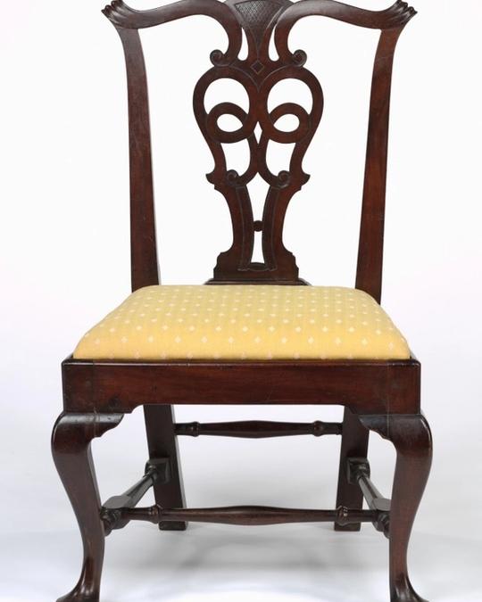 Chaise en acajou, Louis XVI