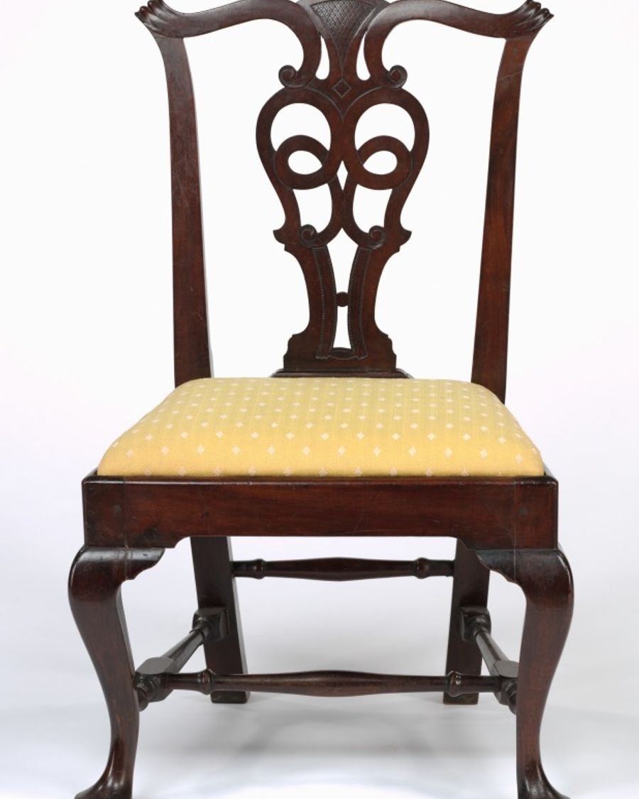 Chaise en acajou, Louis XVI